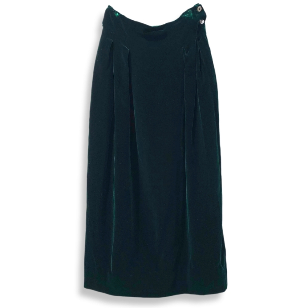Elegant Black Midi Skirt